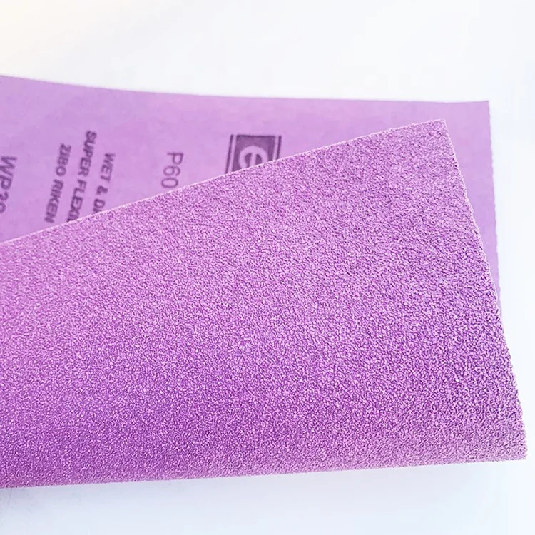 RMC Purple 230*280mm Aluminum Oxide abrasive tools Rectangle Sandpaper abrasive paper