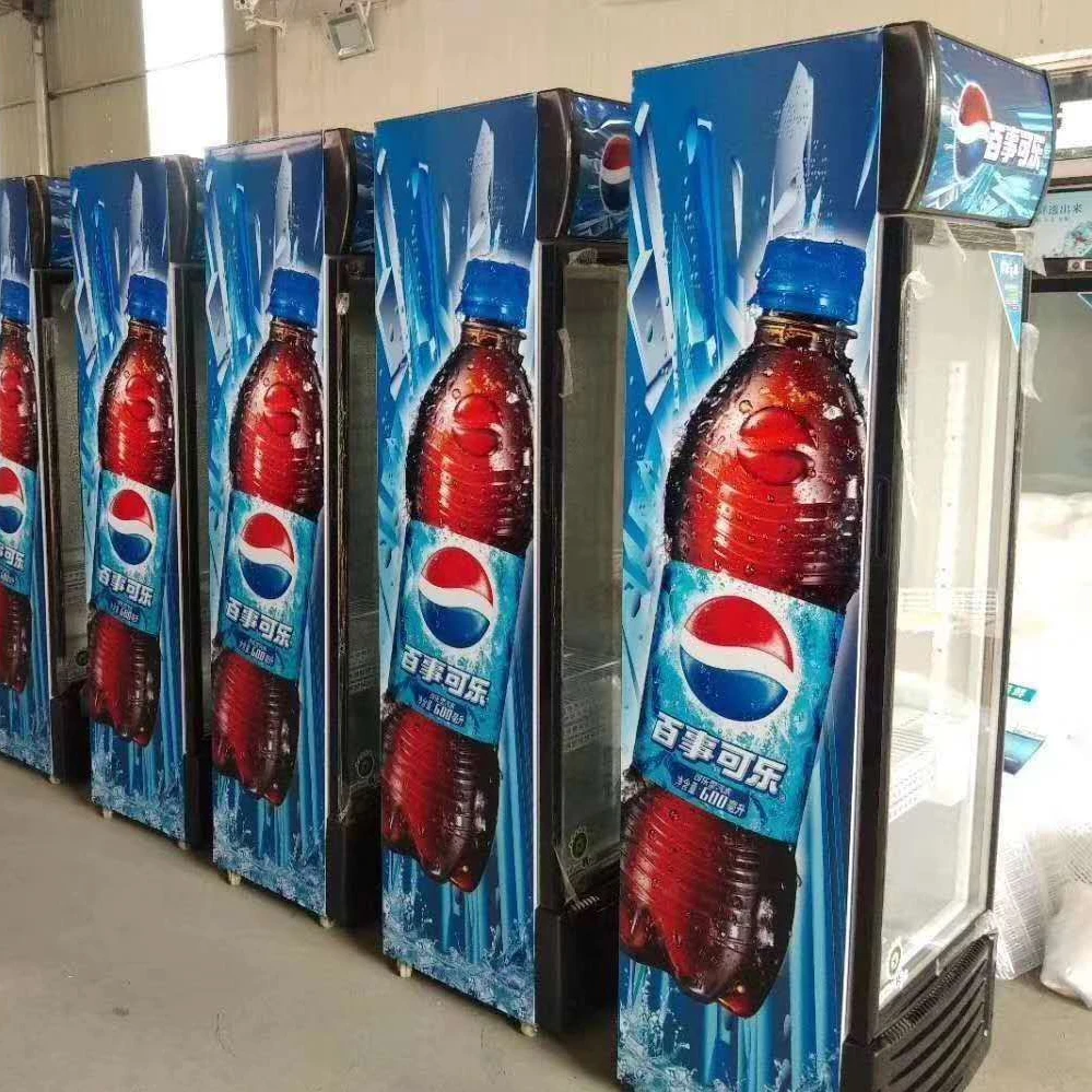 Витрина для пивных напитков, холодильная витрина с одной дверью