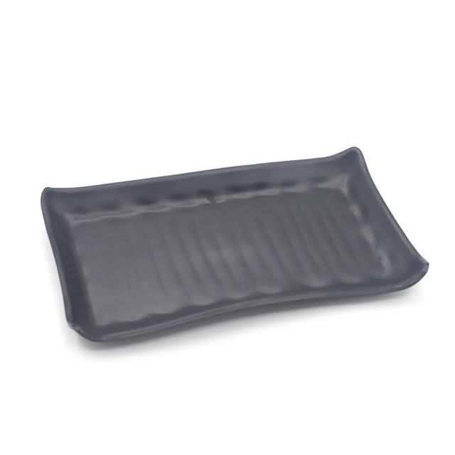 Wholesale plastic trays custom serving trays plastic high quality melamine customize  rolling melamine trays