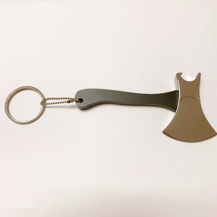 New Design Axe Metal Bottle Opener Keychain Exclusive Customization Beer Bottle Opener
