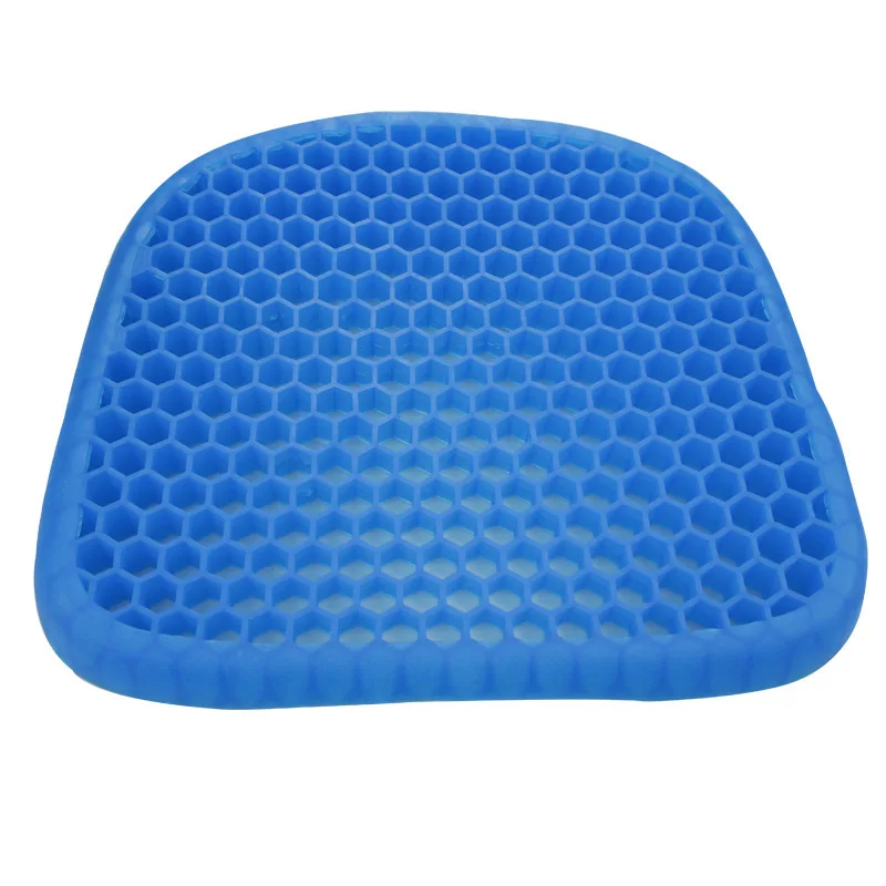 Slow Rebound Seat Anti-Slip Ergonomic Hip Seat Cushion Gel  Flexible  Pad Cushion with Honeycomb Design Car Gel Seat for Office