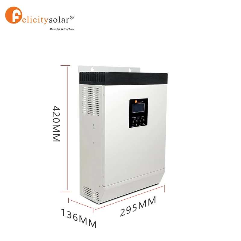  Высококачественный Гибридный MPPT 3KVA солнечный инвертор Встроенный mppt Солнечный контроллер с