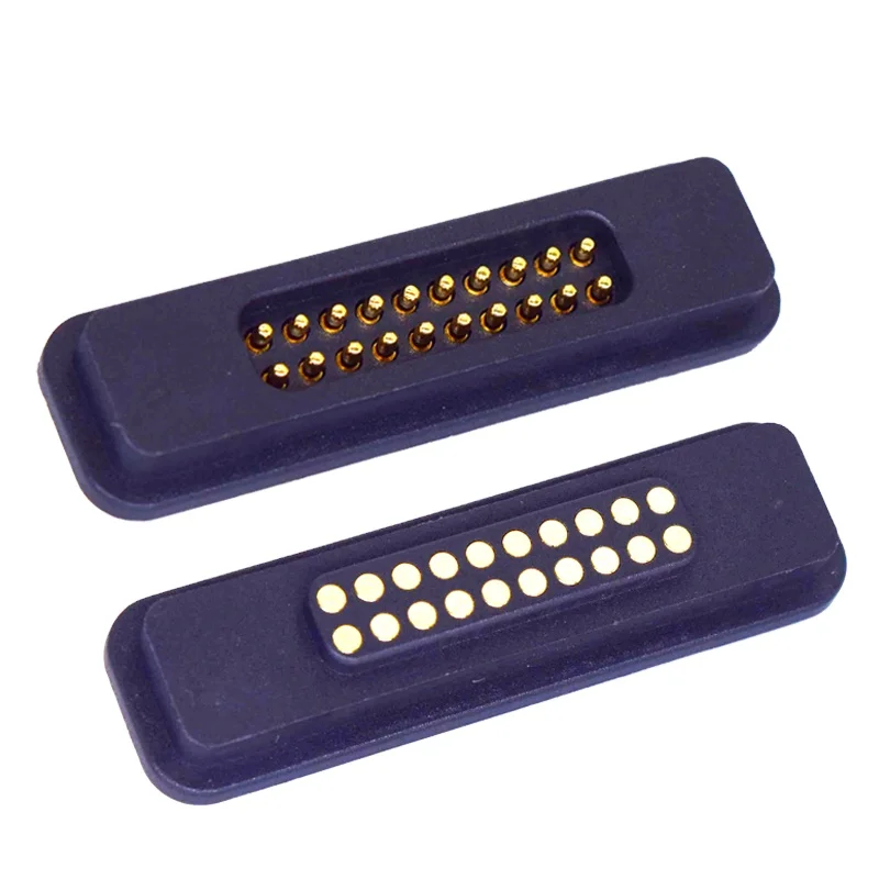 pogo pin 20pin battery connector 2.50mm pitch vertical surface mount spring pin electronic connector