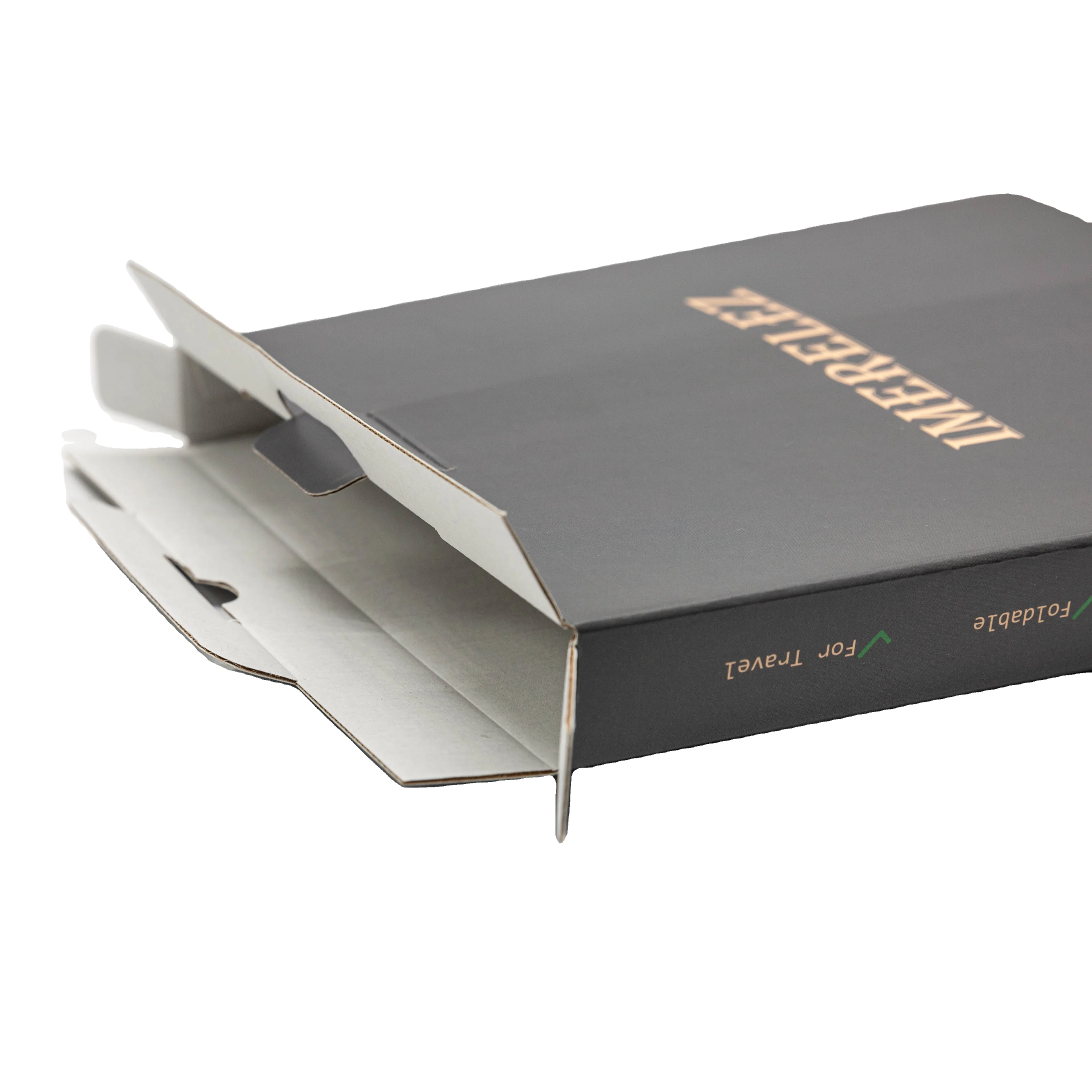 Factory Custom Packaging Boxes Black Pizza Box Corrugated Gift Box WF/AF