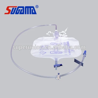 500ml 1000ml 2000ml medical urine drainage bag with pvc material production line
