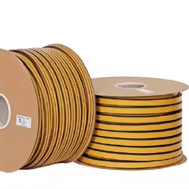 Shaft Packing EPDM Rubber Draught Excluder Strip, EPDM self adhesive foam tape