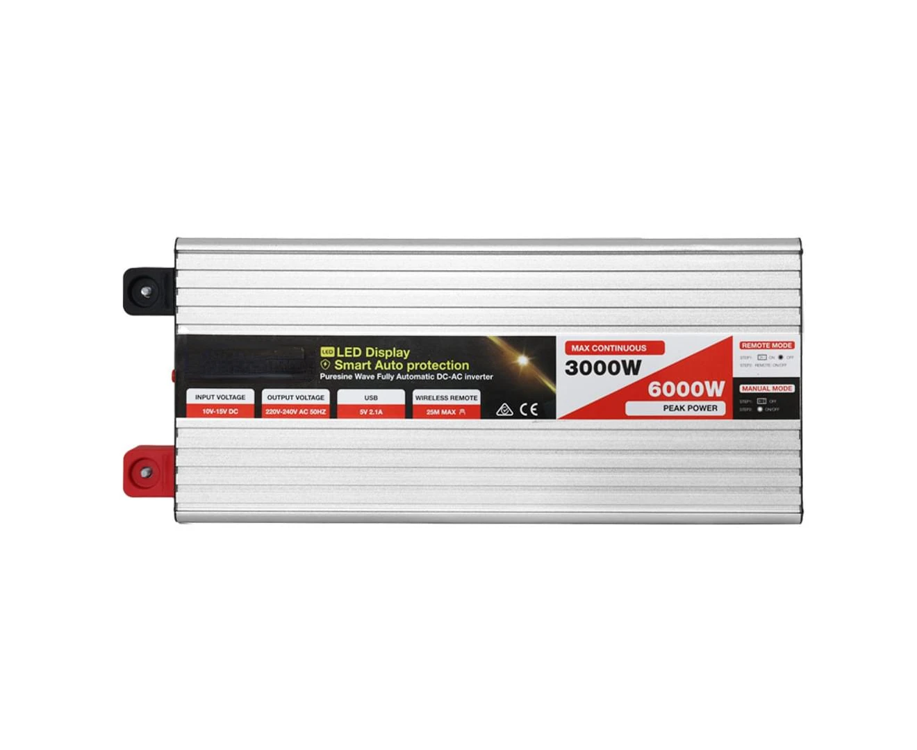 Низкочастотный инвертор HOULI, генератор мощности, чистый синусоидальный инвертор 3000 Вт/6000 Вт, 12-240 В, инвертор генератора