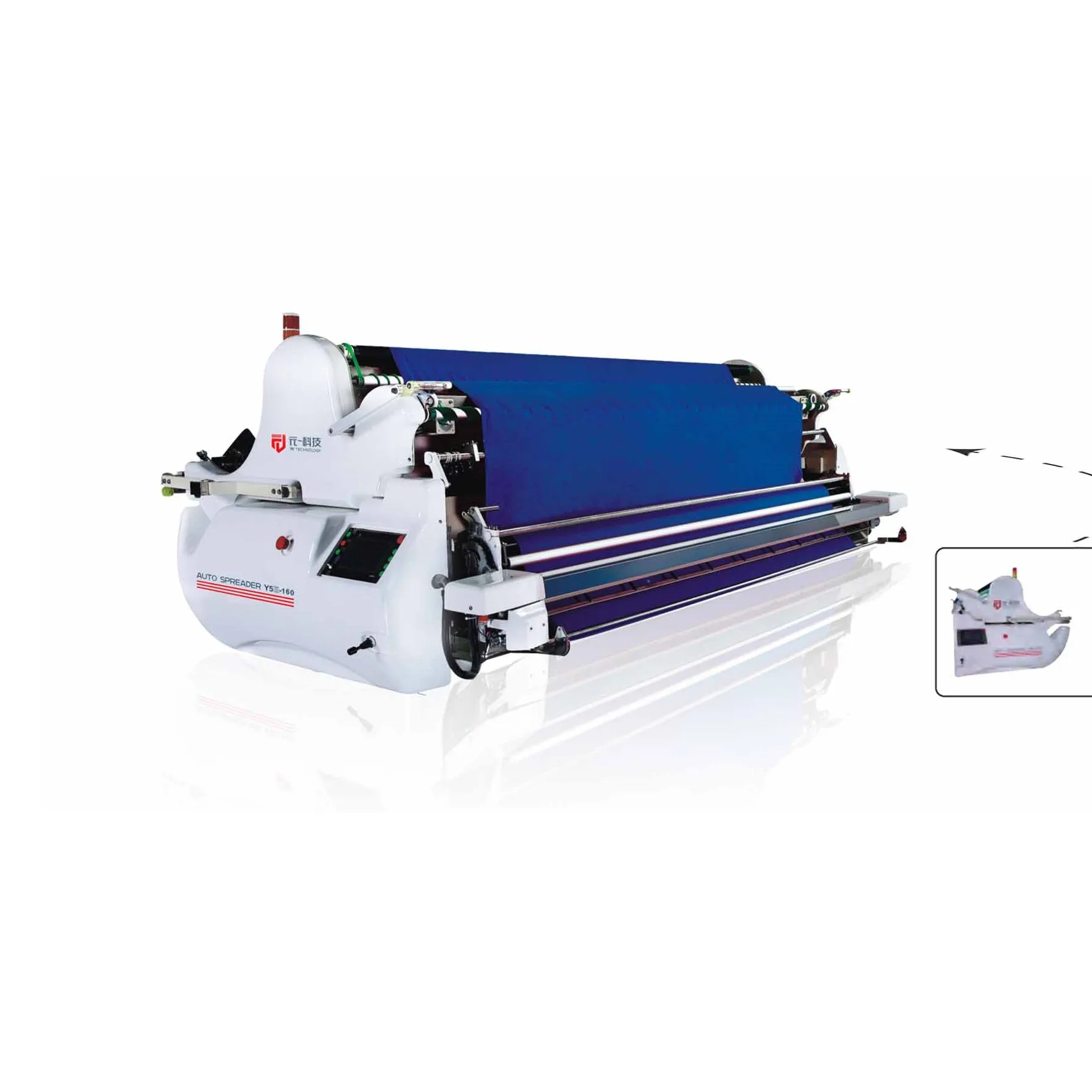 garment factory cloth fabric spreading machine