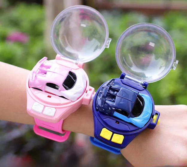 Yubon New Mini watch Remote Control Car toy 24G  RC car Watch Toy Pocket Racer Gift  children educational remote control car toy