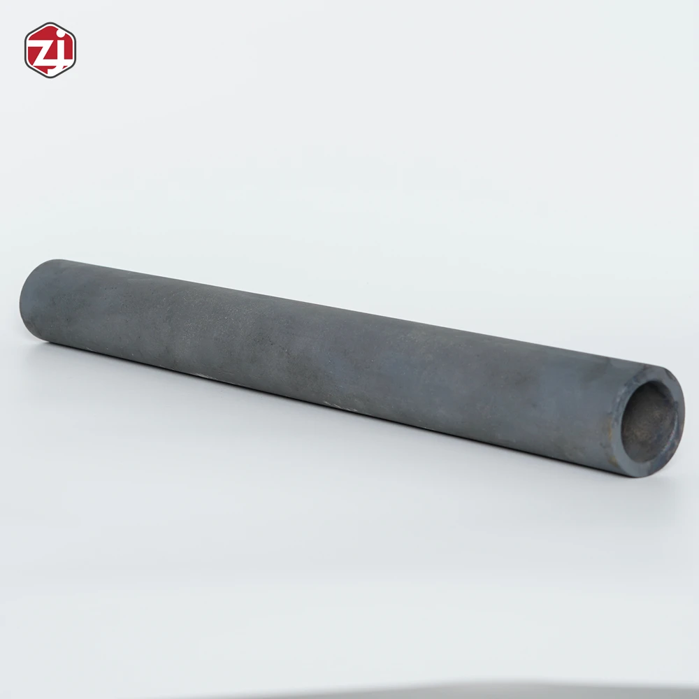 Factory Wholesale Accept Custom Wear Resistance Large Thermal Shock Resistance Sic Ceramic Silicon Carbide Pipe / Rollers