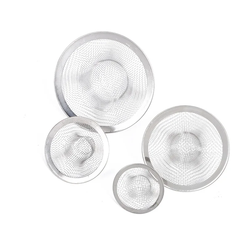 New Stainless steel sink filter screen kitchen supplies metal slag funnel drain outlet anti clogging floor drain