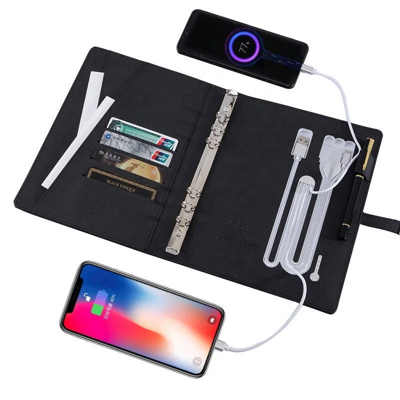 Gifts 8000 Mah Power Supply 16gb Usb A5 Wireless Charging A5 Notebook Novelty Gifts New Product Ideas 2023 Promotional Notebook