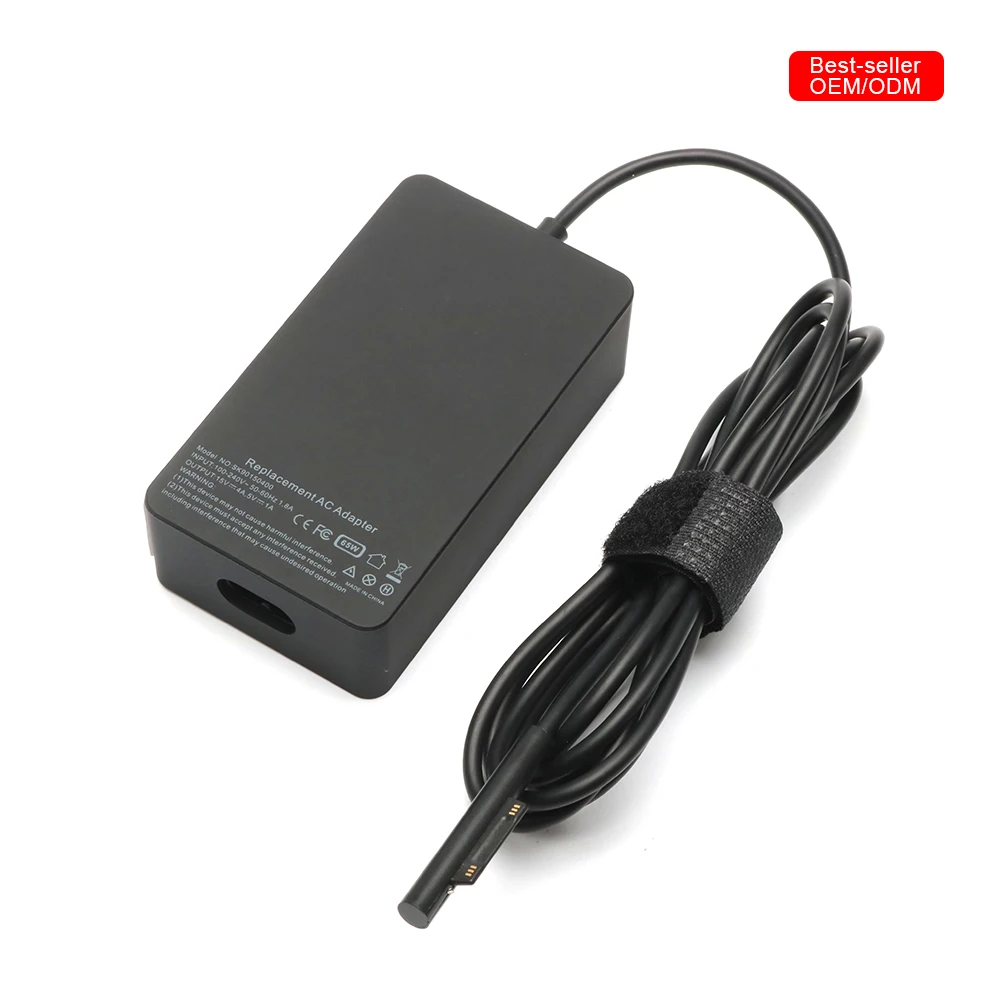
Best-seller 44W 15V 2.58A/5V 1A AC DC Surface connector Power Adapter for Microsoft Laptop Charging 