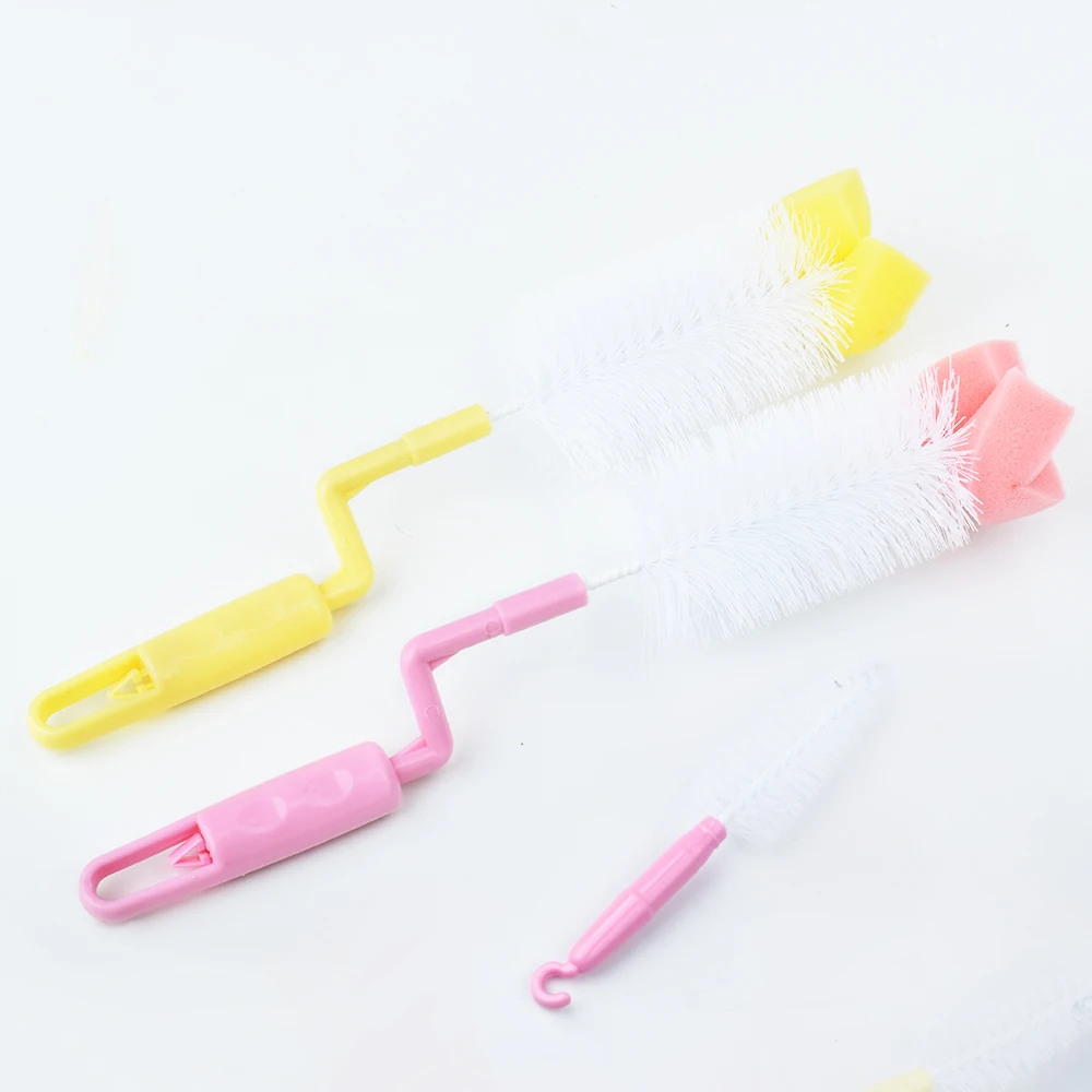 Good Quality Sponge Nipple Brush Bottle Brush Cleaning Brush Drinking Bottle For Baby Bottle And Vacuum Flask