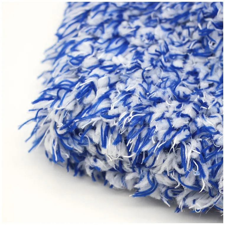 Colored long hair coral mitt for car wash microfiber mitt for car cleaning