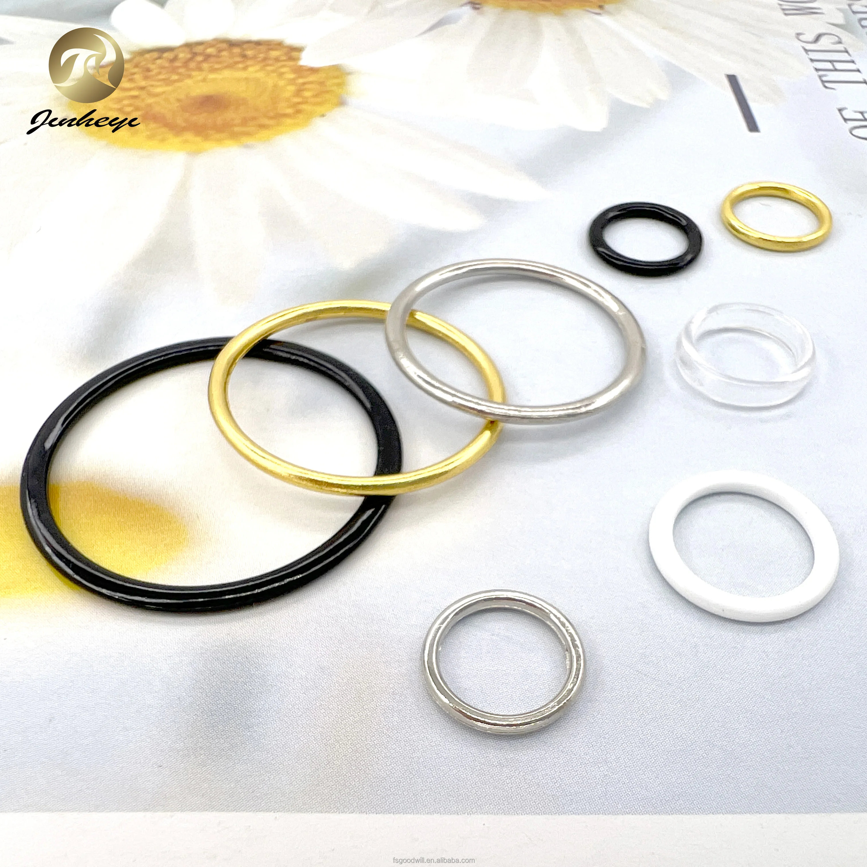 All Size Bikini Underwear Accessories O Ring Different Color Material Gold Silver Black White Clear O Ring For Bar