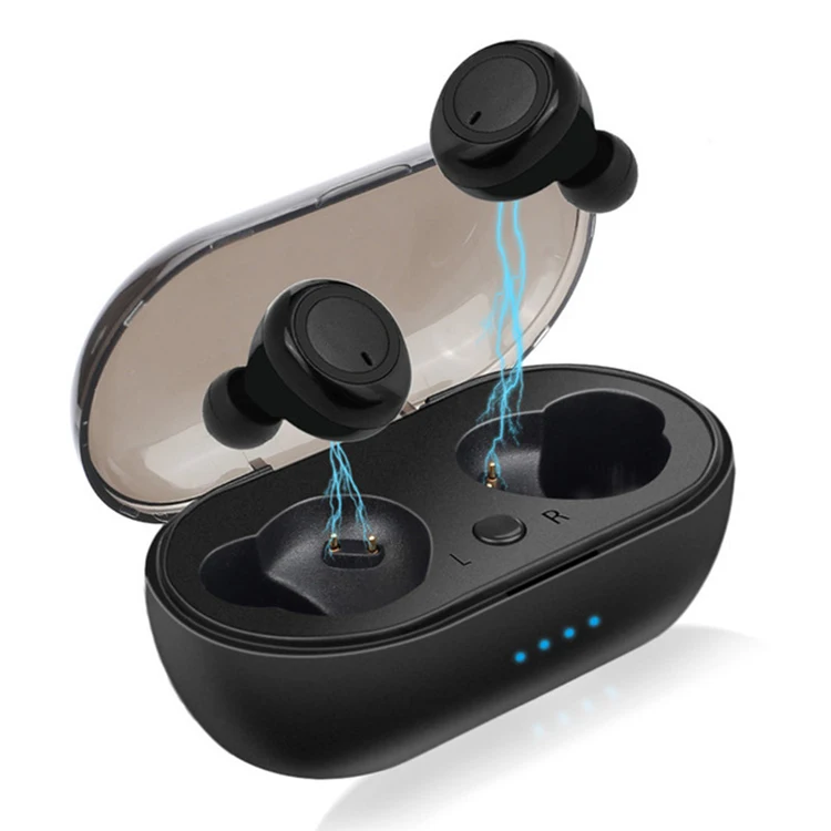 New Y50 bt 5.0 sleep earbud mini wireless music earphone headphone IPX6 smart touch tws waterproof headset