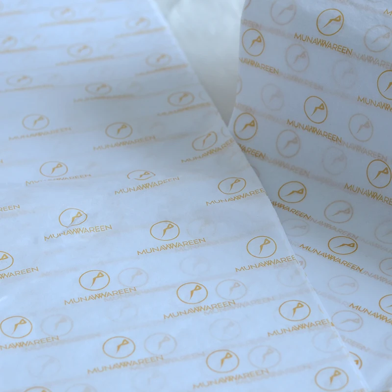custom printed logo white gift tissue paper biodegradable clothes shoes wrapping tissue packing wrapping paper
