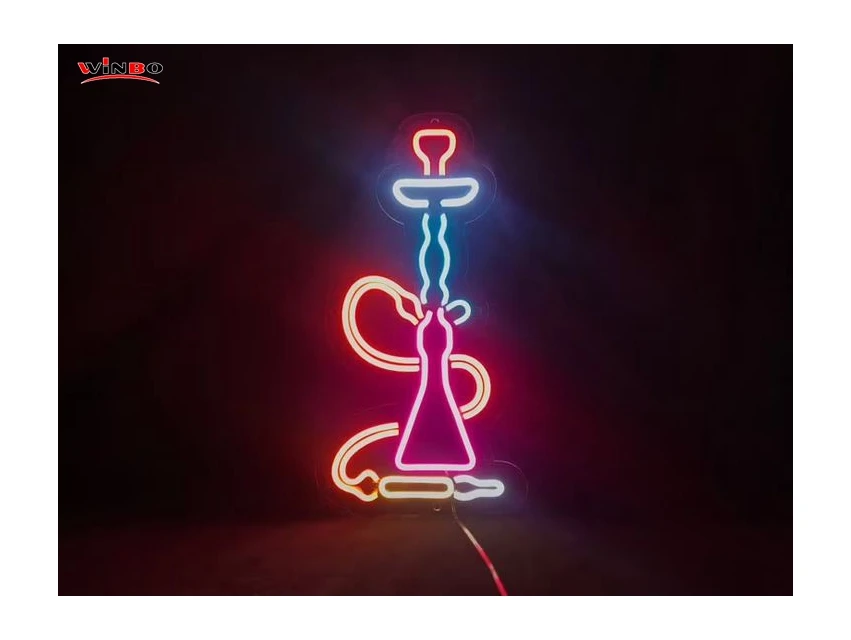 Winbo ODM/OEM NO MOQ Happy birthday letters Custom led Light Neon Sign hookah neon signs