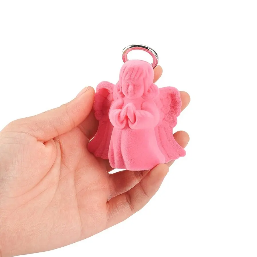 Flannel Cartoon Mini Angel Exquisite Velvet Flocked Fabric Factory Selling Gift Craft Delicate Fashion Attractive Design