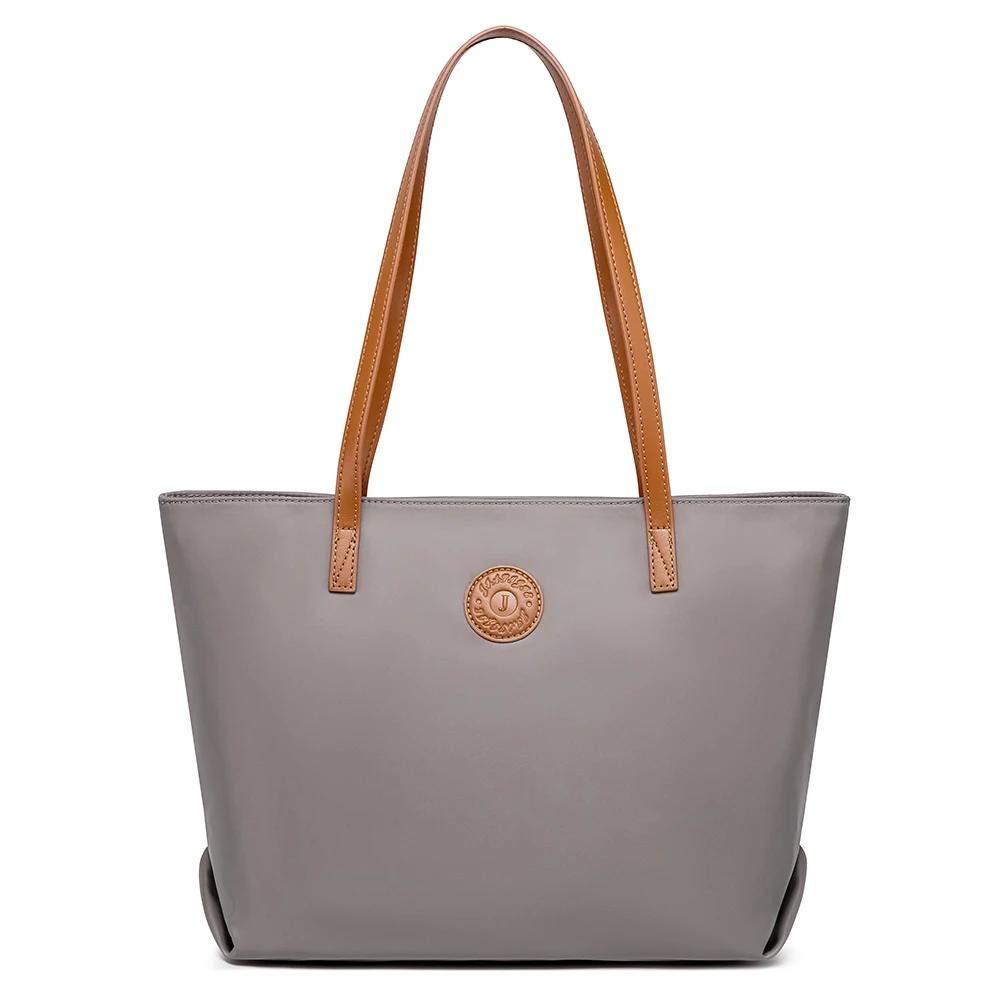 New trendy durable stylish large capacity waterproof  lady Tote Bag women handbags with Leather Handles