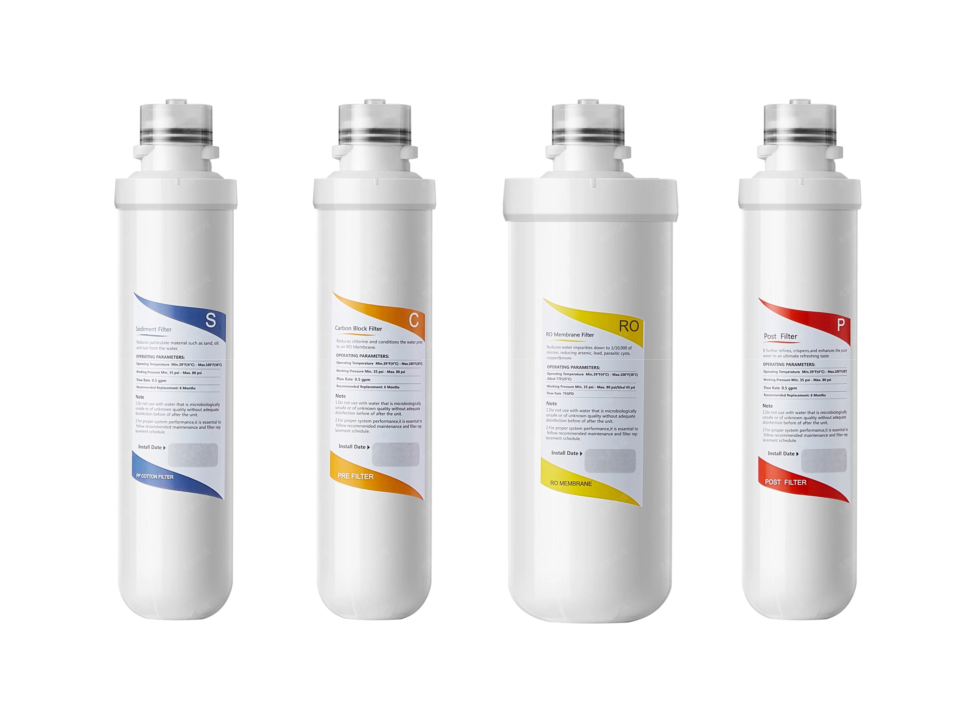 500G Large Flow Rate RO Water Filter Purifier OEM Commercial Ro Water Purifier Under sink water filter