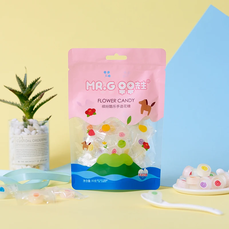 candy factory Custom Logo Bulk Variety Shape Cartoon Candy Assorted Fruit Flavored Mixed candy hard