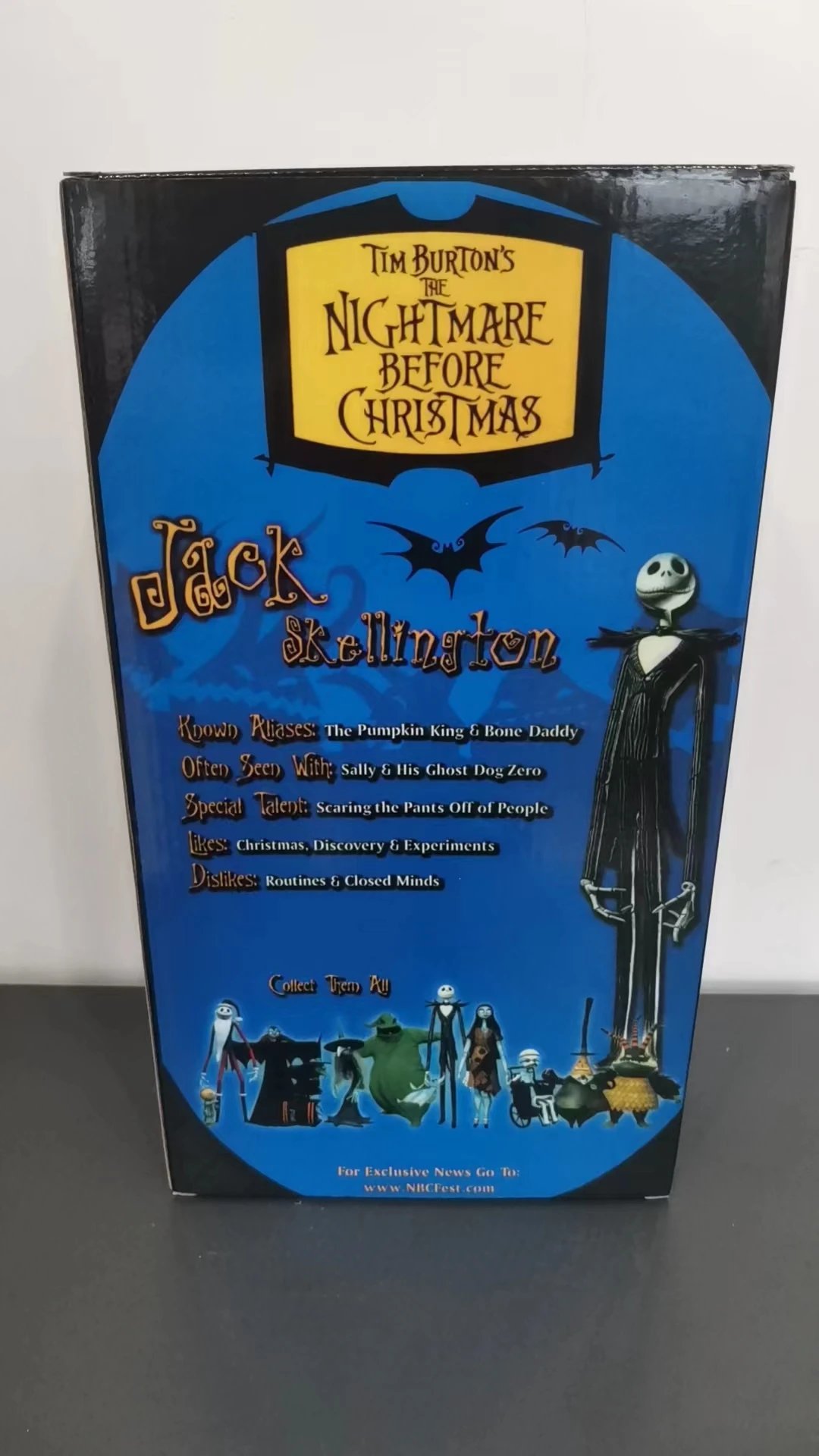 Hot sales Jack Skellington Deluxe with Interchangeable Head Nightmare Before Christmas action figure halloween gift for kid
