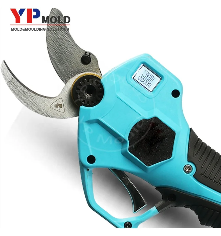 Customized Design Inject Moulding Part Garden Pruning Durable Rechargeable Electric Scissors Plastic Injection Mould Mold