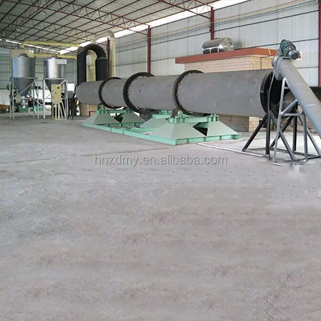 Hot Air Manure Dryer Gypsum Powder Dryer Machine Fertilizer Drying Machine Rotary Drum Dryer