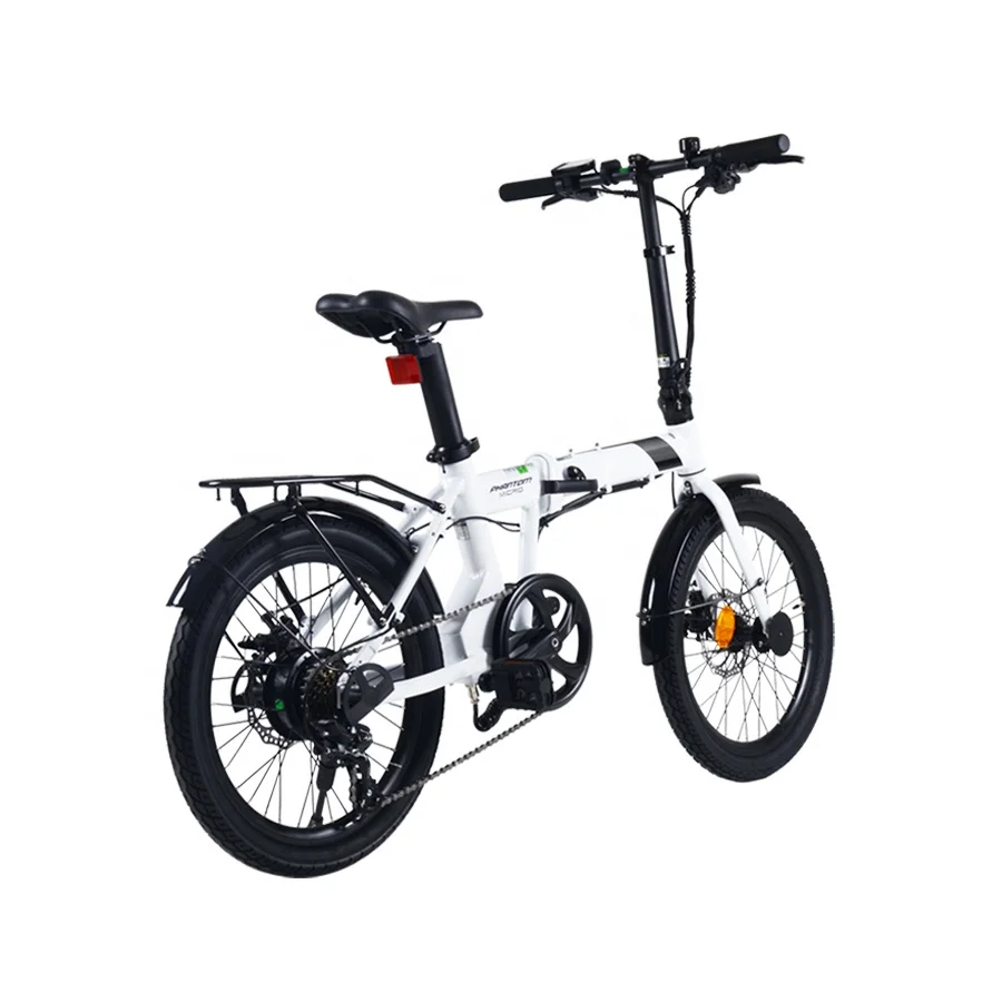 Hoya e-bike 250w 36v  china  electric bike 20 inch black and white  foldable bike spoke wheel  pedelec