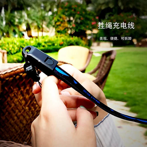 Оптовая продажа с фабрики, низкая цена, высокое качество, сделанный на заказ, аниме с USB зарядкой, нейлоновый шнурок для электронной сигареты