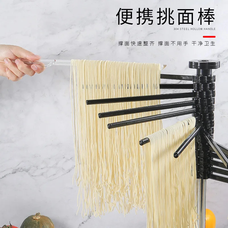 Hot Sale Food Safe Kitchen Collapsible Rotary Spaghetti Noodle Dryer Stand Rack Pasta Drying Rack