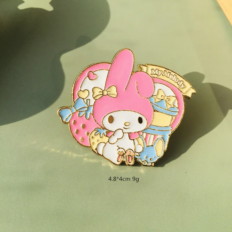 Colorful Sanrio Cinamoroll Melody Decoration Badge Cartoon Children Gift Needle