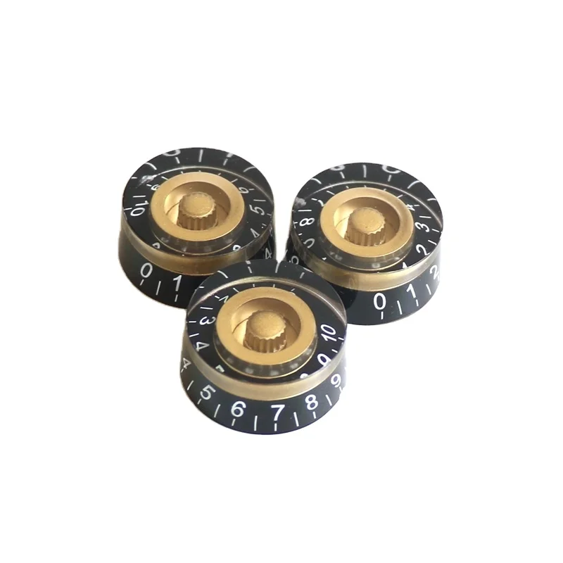 New Arrival Guitar Volume Knob Black-Brown Guitar Knobs for Lp Guitar