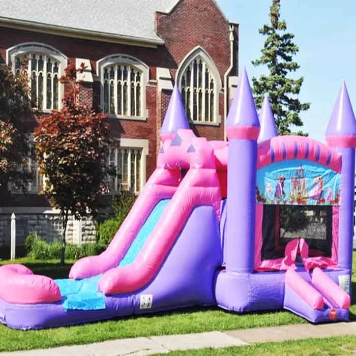 Лидер продаж, коммерческий надувной замок/домик для прыжков с горкой
