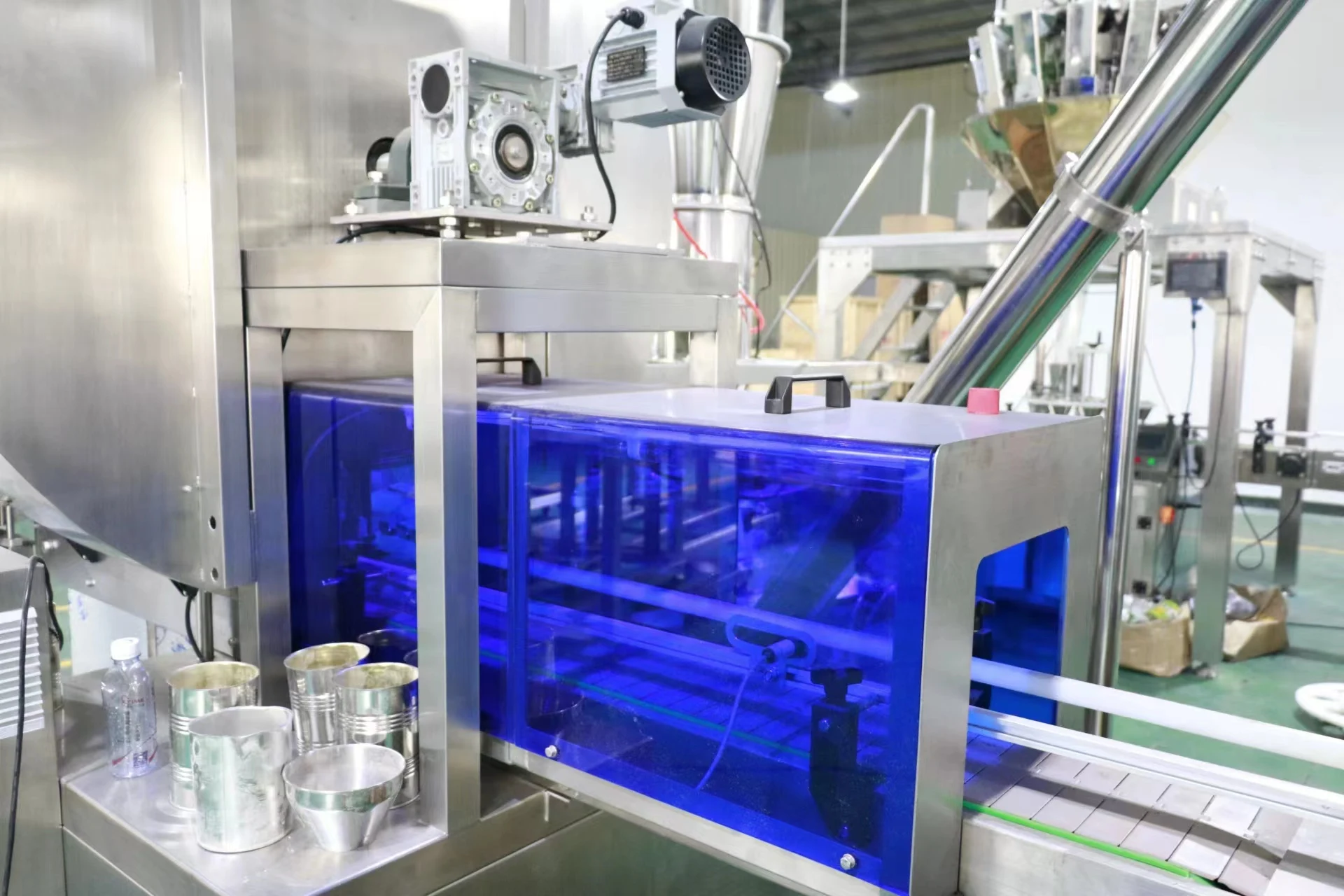 Fully Automatic Empty Can Disinfect Blowing Sweep Machine/Ultraviolet Sterilizing and Blowing Machine For Round Bottle