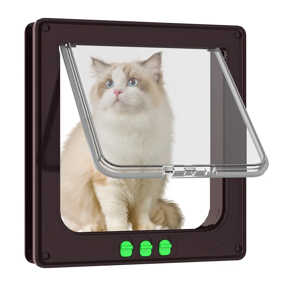 Controllable Access Direction Plastic Cat and Dog Pet Gate ABS Safety Feature Easy Opening Accessory