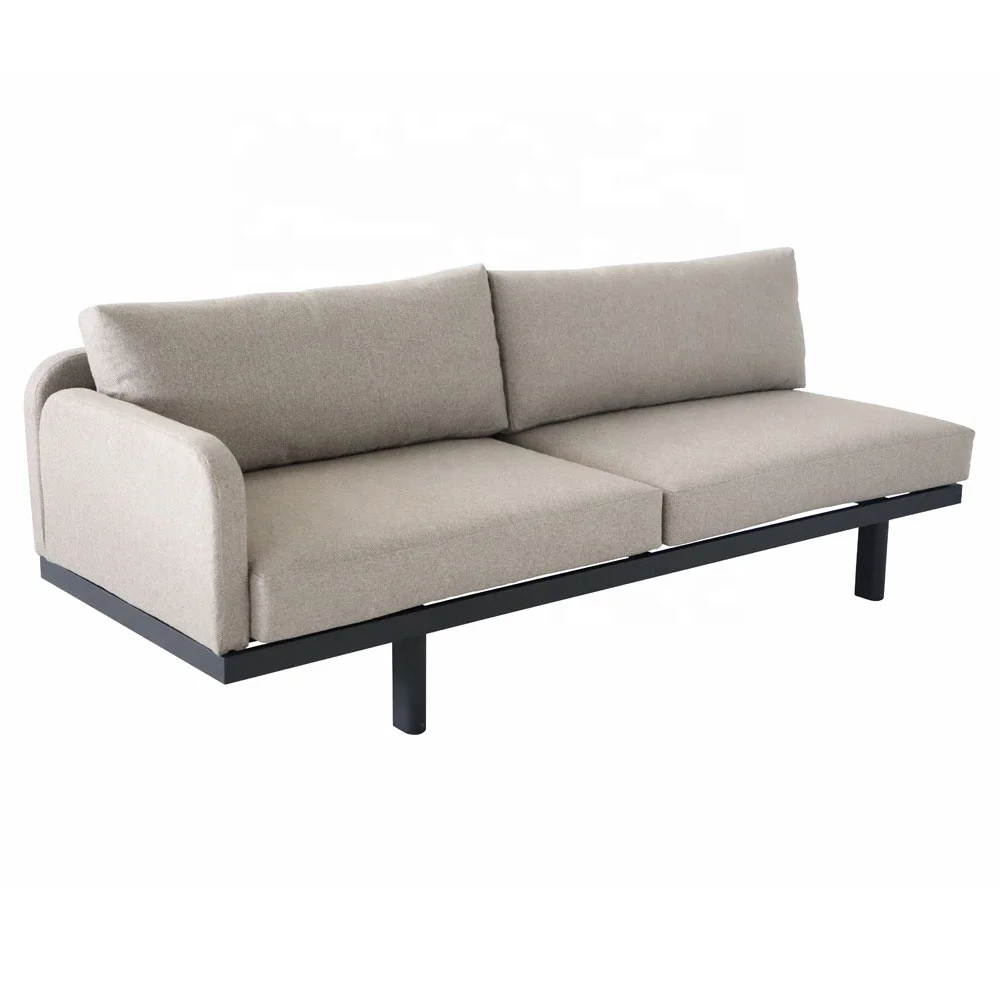 Modular sectional garden  sofa set patio rattan  aluminium outdoor furniture