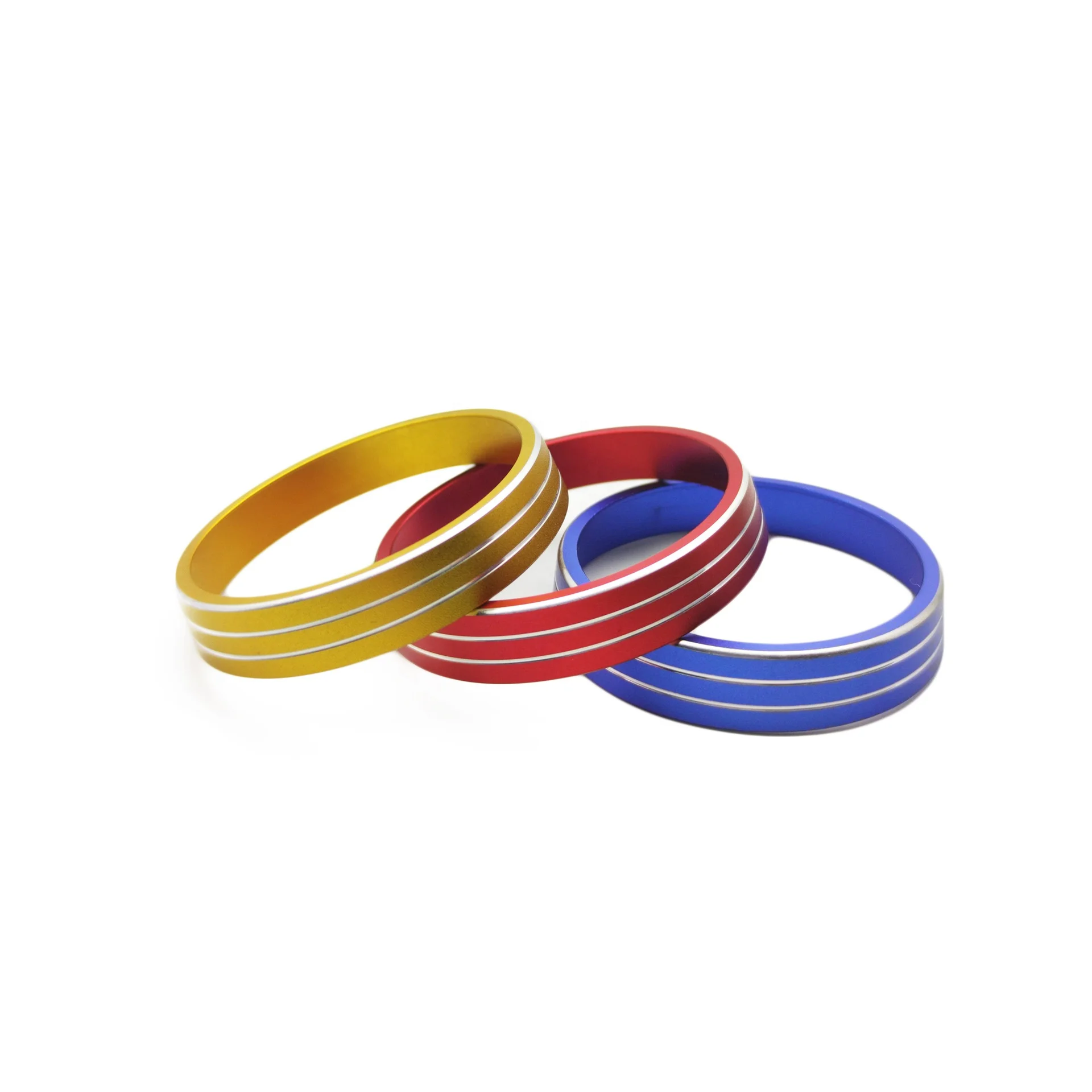 For Ford  Mondeo Aluminium Alloy Headlight Volume Tune Control Shift Knob Cover Ring Interior Decoration Trims