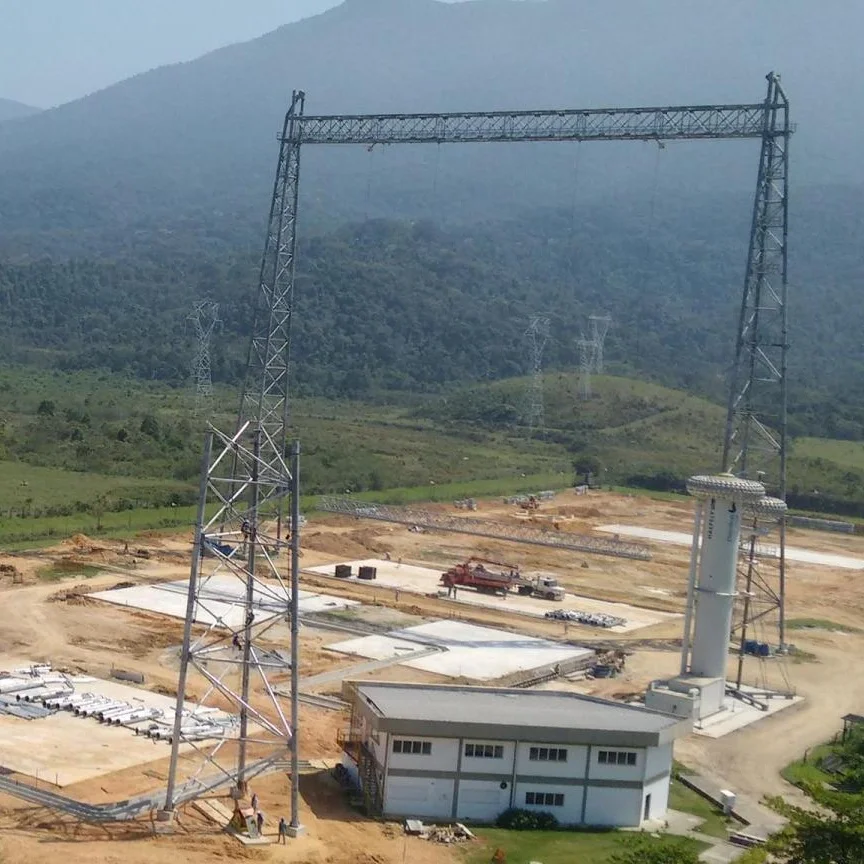 
China Electric Power Transmission Towers 220kV Steel Structure Substation 