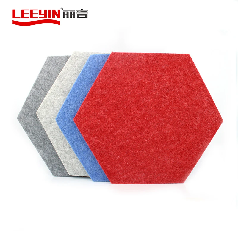 LEEYIN Recording Studio use cinema wall polyester foam acoustic panel