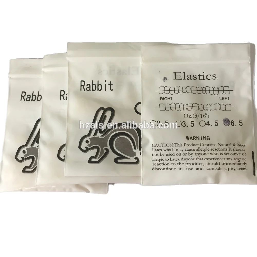 2022 high quality orthodontic zoo pack elastics 6.5OZ elastic orthodontic where buy