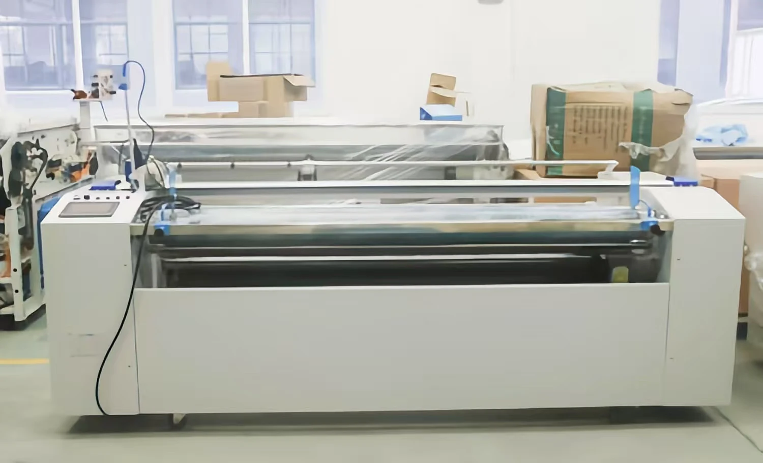 Auto fabric separator machine cloth slitter