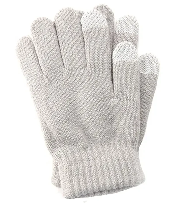 Professional Customized Winter Warm Wool Knitted Glove with Touch Screen Function and Factory Price