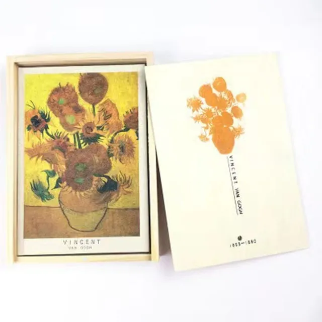 
Van Gogh Wooden Notebook 