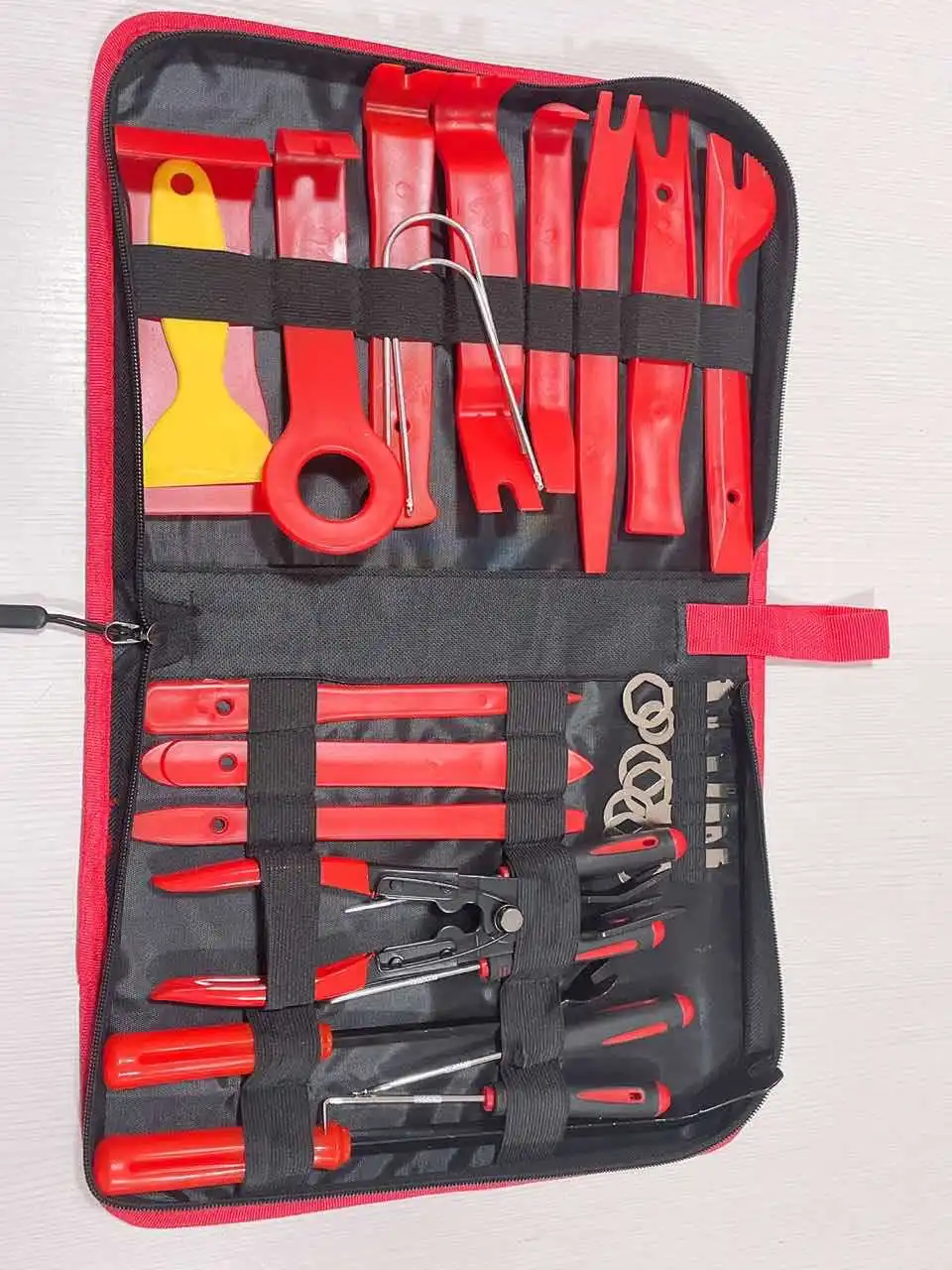 19pcs Car Trim Disassembly Tool Interior Door Clip Panel Trim Dashboard Removal Tool