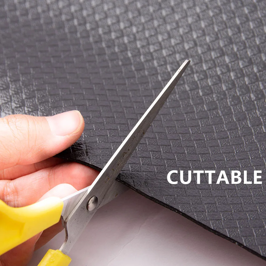 Roll Packing Eco-Friendly High Grade PVC Foam Table Runner PVC Leather Embossed place mats