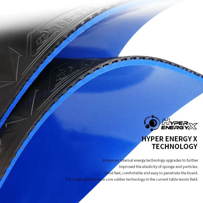 Loki 2023 Professional Rxton 9 Blue Sponge PingPong Rubber OEM/ODM Brand High Quality ITTF Table Tennis Rubber