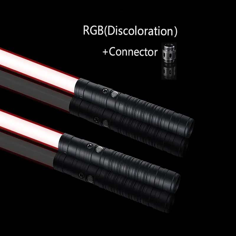 Косплей боевой перезаряжаемый металлический штырь светодиодный RGB меняющий цвет войн лазерный меч игрушки световой со
